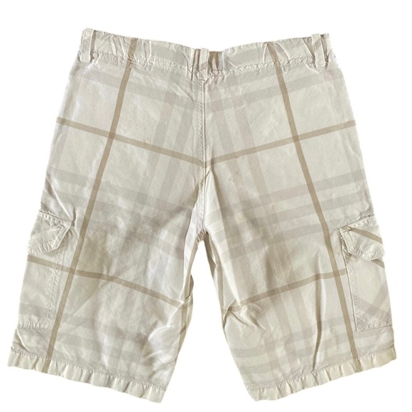 Burberry Cargo Plaid Shorts Boys 10 Years - Picture 8 of 9